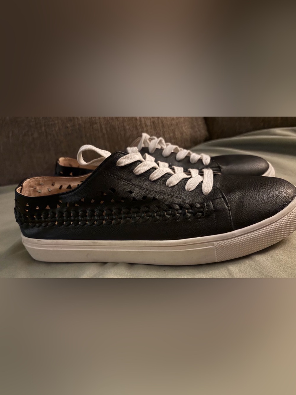 Sam Edelman Woven Leather Sneakers